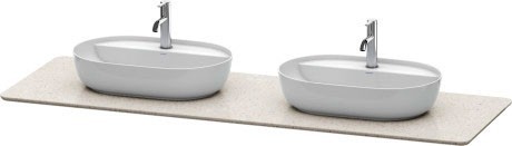 Duravit столешница для раковины кварцевый камень структурный, luv, lu9467b2525 цвет: