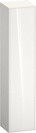 Duravit шкаф-пенал высокий петли справа 360 мм х 400 мм х 1760 мм, zencha, ze1352r64840000 цвет: белое стекло/белый суперматовый