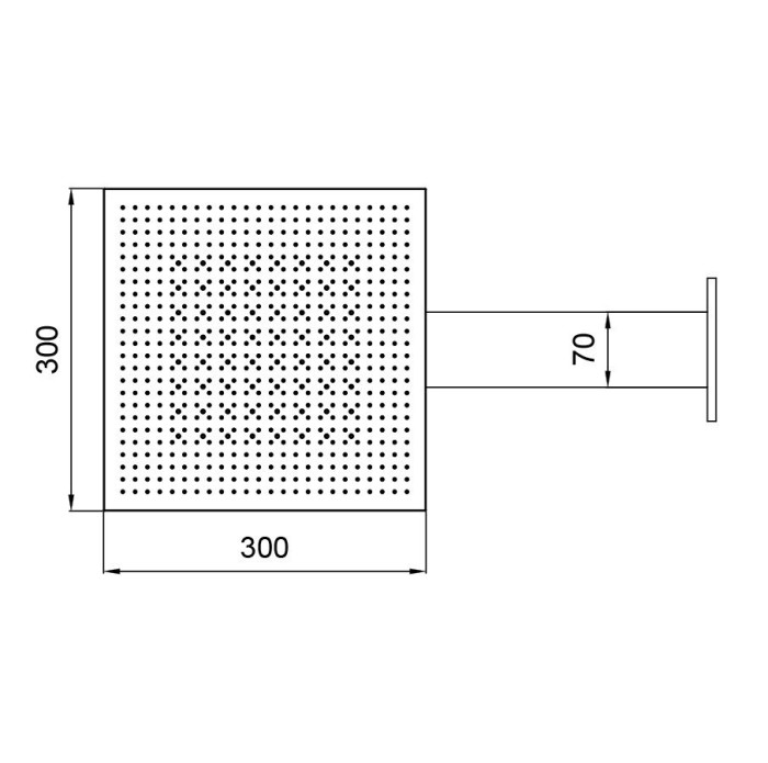 Almar верхний душ velvet, золото арт. e044277.go