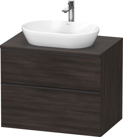 Duravit тумба подвесная под раковину 800 мм х 550 мм, d-neo, de496705353 цвет: каштан темный