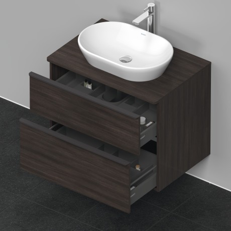 Duravit тумба подвесная под раковину 800 мм х 550 мм, d-neo, de496705353 цвет: каштан темный