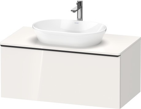 Duravit тумба подвесная под раковину 1000 мм х 550 мм и консолью, d-neo, de494802222 цвет: белый глянцевый