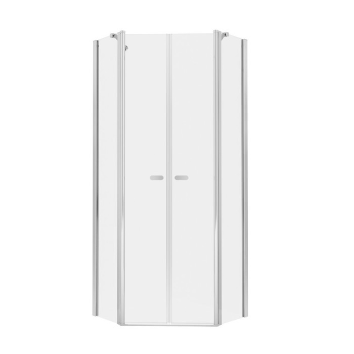 Душевое ограждение 90x90x195, New trendy New soleo chrome, хром арт. K-0610