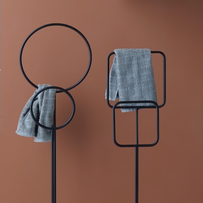Bertocci держатель полотенца moon, черный арт. 147 0374 0800