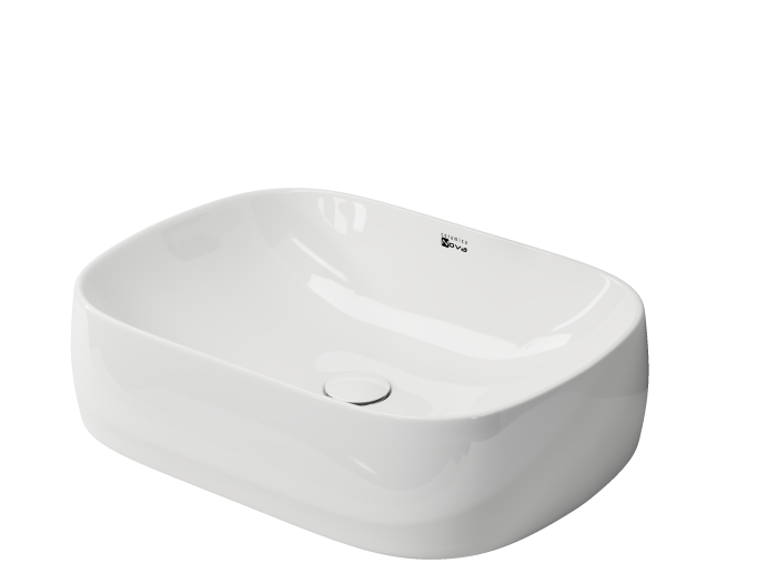 Ceramicanova раковина накладная element2, cn1610 цвет: белый