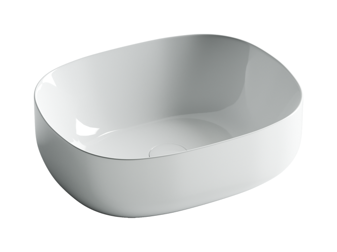 Ceramicanova раковина накладная element, cn6018 цвет: белый