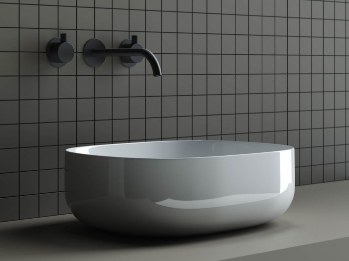 Ceramicanova раковина накладная element, cn6018 цвет: белый