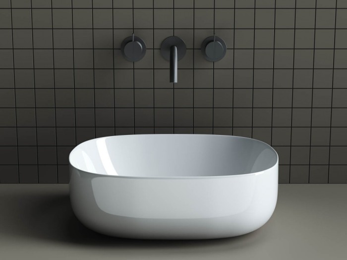 Ceramicanova раковина накладная element, cn6018 цвет: белый