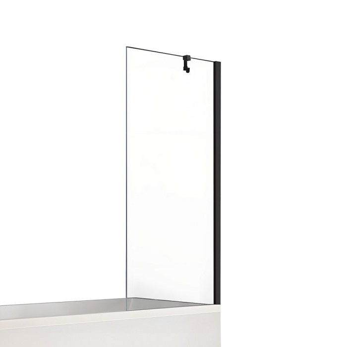 Шторка для ванны 90x140, New trendy New soleo black, черный арт. P-0051