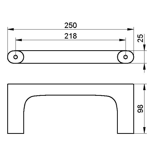 Keuco вешалка для полотенца, edition 400, хром арт. 11521 010000