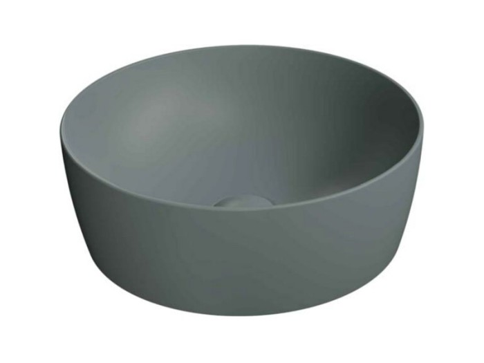 GSI Раковина накладная 40х60х14 см, agave matte, санфаянс, Color-elements - 903904