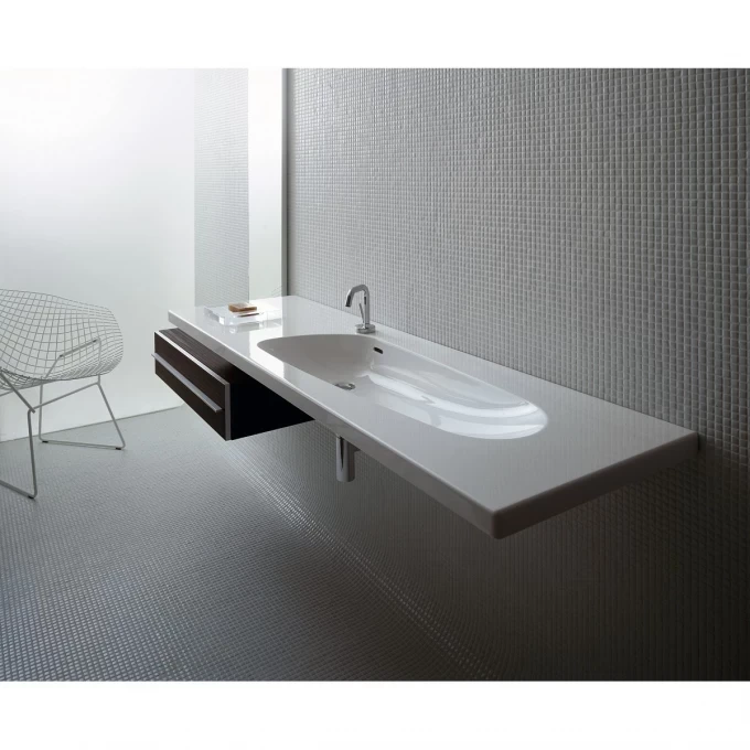 LAUFEN раковина 120 см без отверстия для смесителя, PALOMBA - 8.1480.6.000.109.1