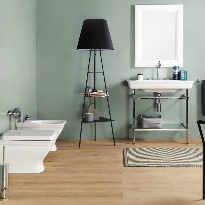 ArtCeram консоль под раковину, cia003 71 civitas цвет: хром глянцевый