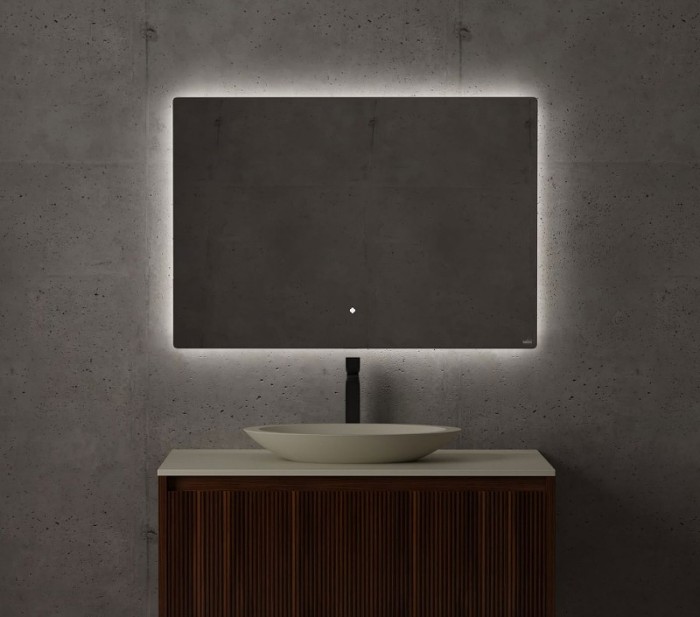 Salini зеркало для ванной ombra с led 160x70, ombra, 27m021670bh цвет: белый
