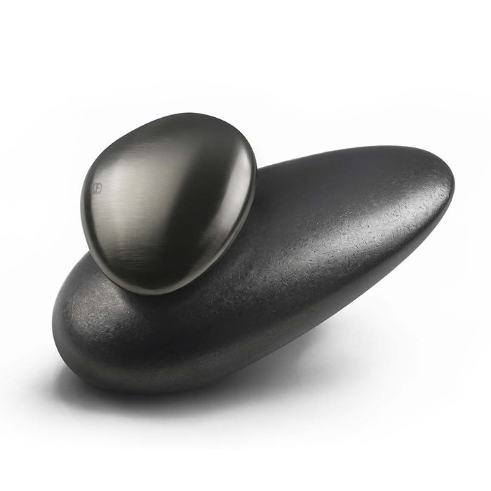 Gessi Смеситель для раковины дизайнерский, на 1 отверстие, Equilibrio, 52001#099 52002#149 цвет: черный металлик materic
