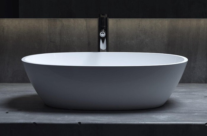 Salini раковина накладная 55,5x33, sofia, 1101206smrf цвет: матовый белый