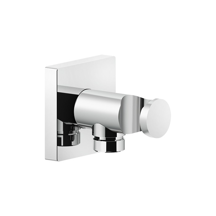 Gessi Вывод воды с держателем для душевой лейки на 1/2", Rilievo, 59161#031 цвет: хром