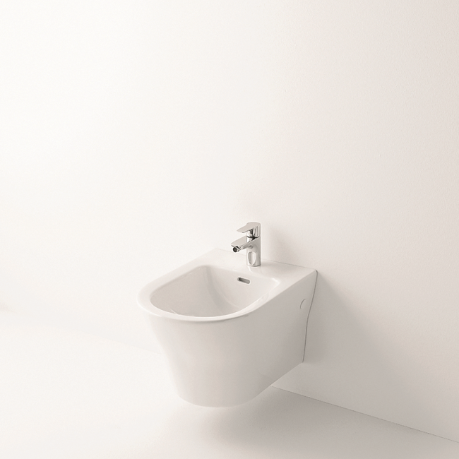 TOTO биде подвесное, MH, с отверстием под смеситель, с переливом, арт. BW10045G1#XW