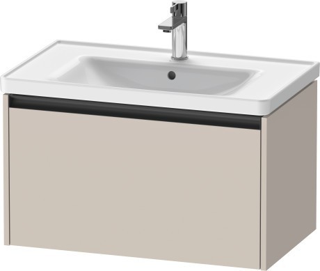 Duravit тумба подвесная под раковину 455 мм х 784 мм х 440 мм, ketho.2, k25083091910000 цвет: серо-коричневый матовый