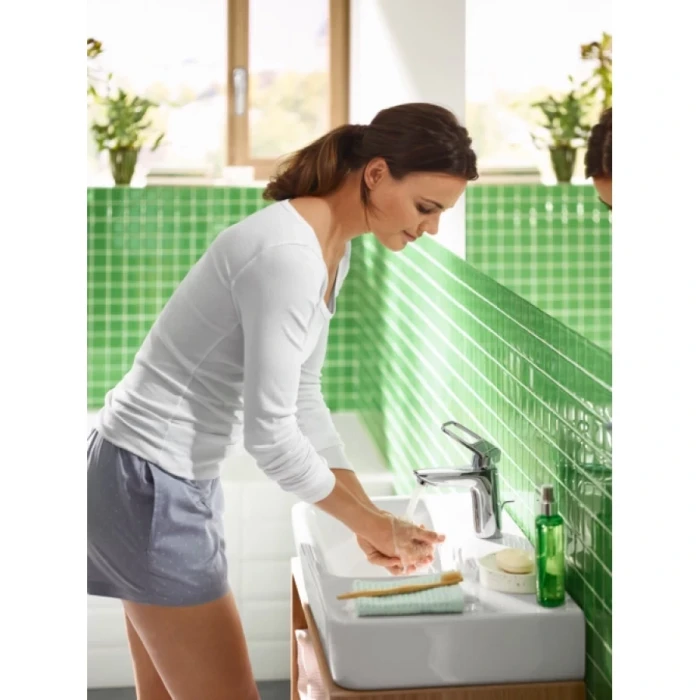 Hansgrohe смеситель для раковины coolstart с донным клапаном, Logis Loop, хром арт. 71154000