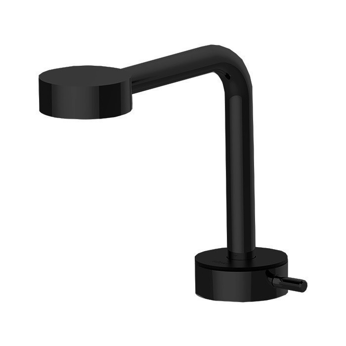 Cisal смеситель для раковины sm00071040 slim cisal, цвет: чёрный матовый