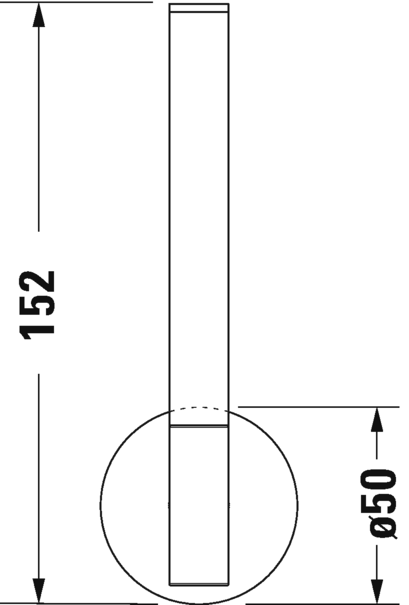 Duravit держатель для запасных рулонов, starck t, 0099394600 цвет: черный матовый