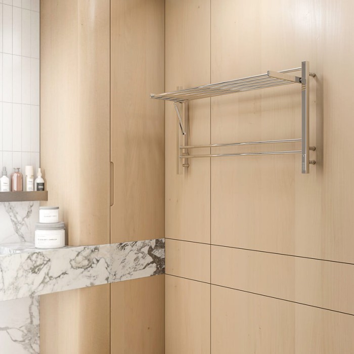 Terminus электрический полотенцесушитель горизонт п8 1000х600 электро (sensor quick touch), электрика стандарт арт. 4670078543271