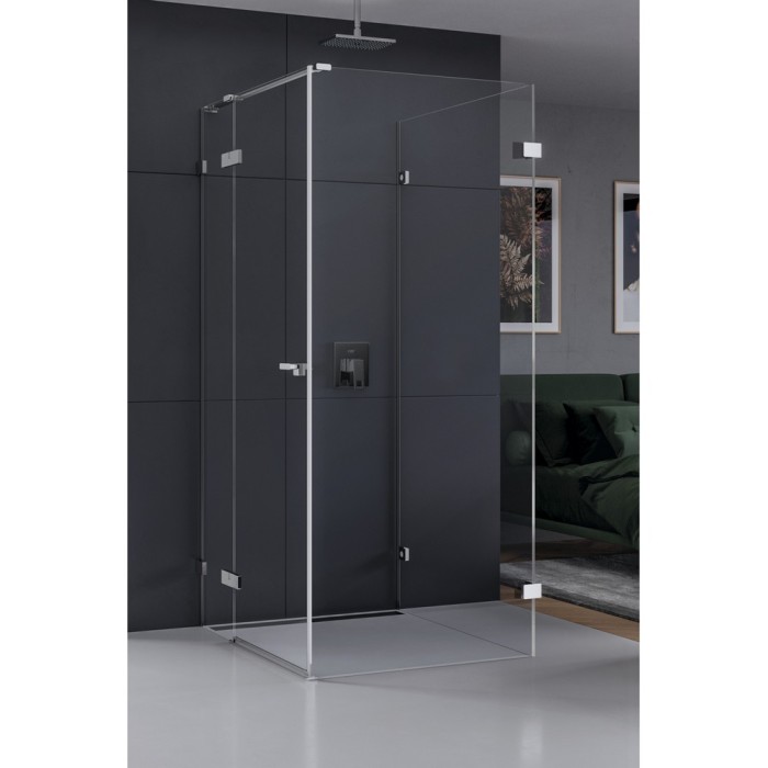 Душевое ограждение eventa l 80x80x200, New trendy Eventa chrome, хром арт. EXK-4595