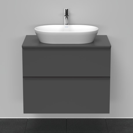 Duravit тумба подвесная под раковину 800 мм х 550 мм, d-neo, de496704949 цвет: графит матовый