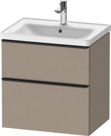 Duravit тумба подвесная под раковину 634 мм х 452 мм, d-neo, de435407575 цвет: лён