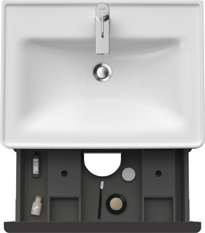 Duravit тумба подвесная под раковину 634 мм х 452 мм, d-neo, de435407575 цвет: лён