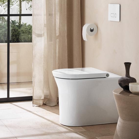 Duravit унитаз напольный приставной 370 мм х 580 мм, с вертикальным смывом, white tulip, 2001090000 цвет: белый