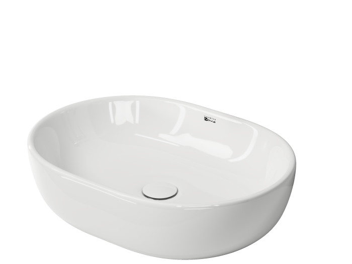 Ceramicanova раковина накладная element2, cn1611 цвет: белый