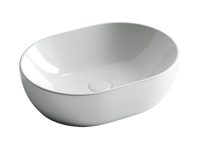 Ceramicanova раковина накладная element, cn6019 цвет: белый
