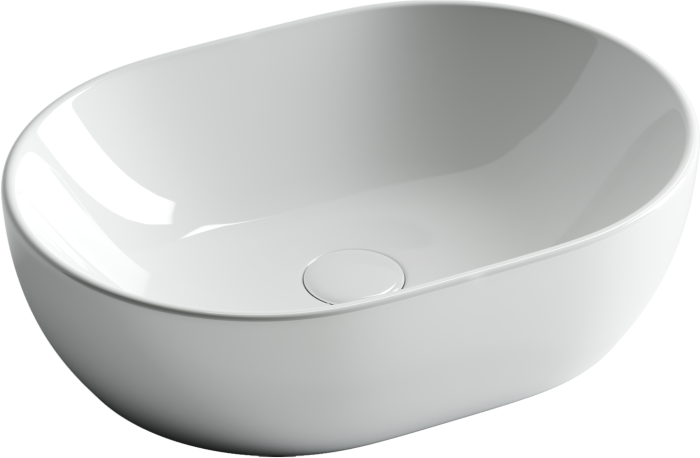 Ceramicanova раковина накладная element, cn6019 цвет: белый