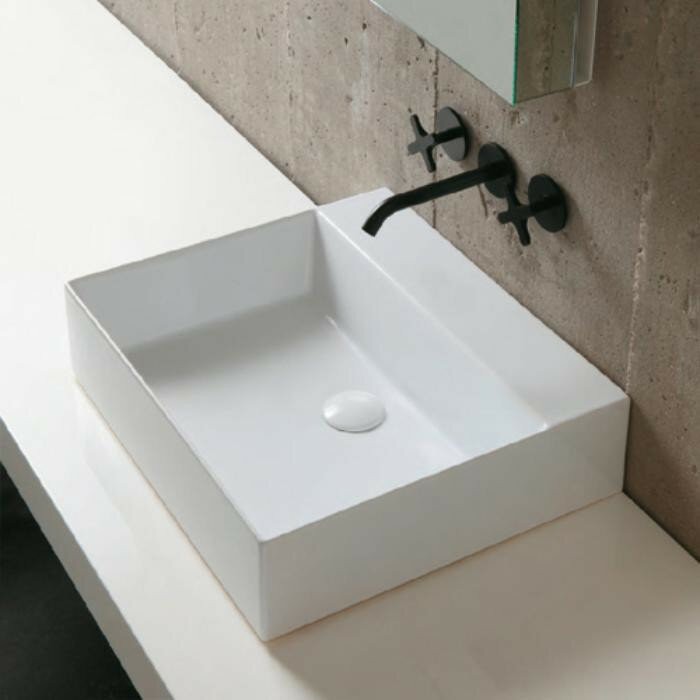 Azzurra Раковина 45x50 Elegance, ELLP050450Q0BI/(EQA50 bi)*0 цвет: белый