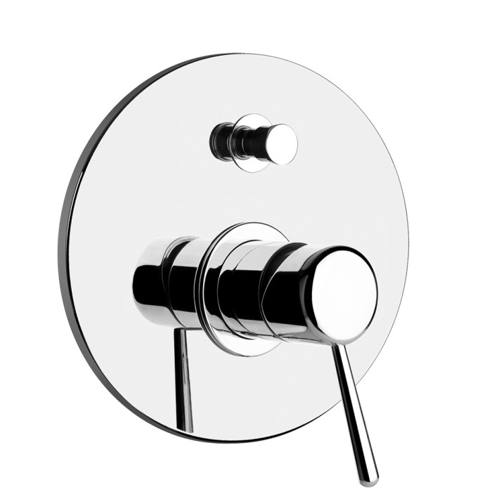 Gessi Встраиваемый однорычажный смеситель с переключателем, Goccia, 44678#031 цвет: хром