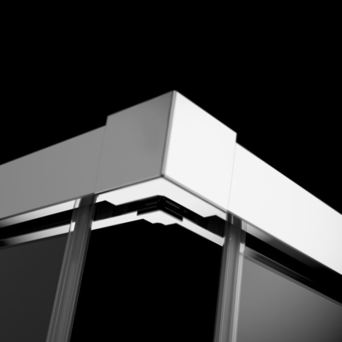 Radaway душевая дверь в нишу dwd 160x200 профиль хром стекло прозрачное, Idea - 387126-01-01