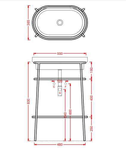 ArtCeram полка сетчатая для консоли, tfa003 05 цвет: белый матовый