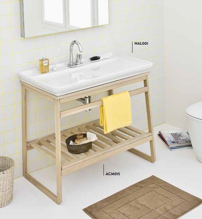 ArtCeram консоль под раковину, acm015 slitta цвет: коричневый