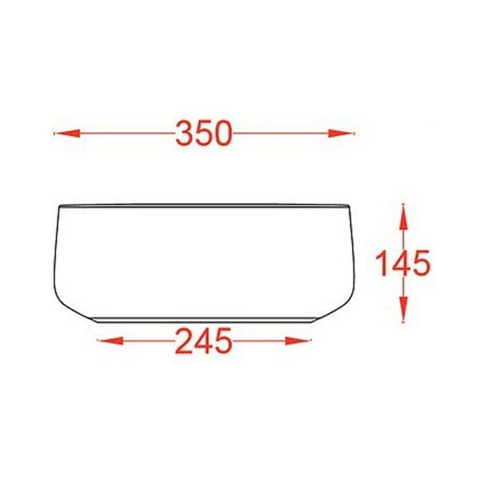 ArtCeram раковина (накладная), col004 16 00 cognac цвет: синий