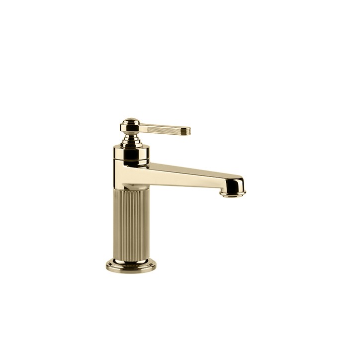 Gessi Смеситель для раковины на 1 отв., без донного клапана, Venti20, 65002#720 цвет: nickel pvd