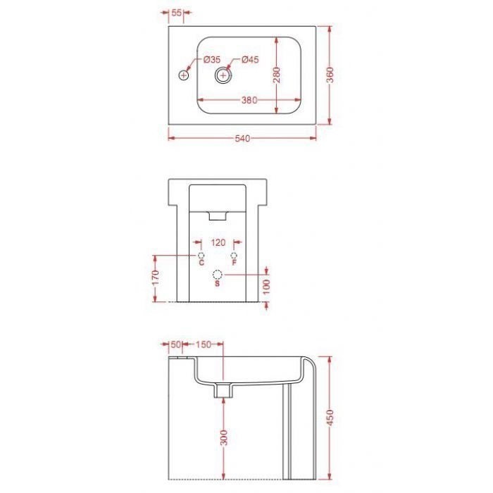 ArtCeram биде (напольное), lfb004 01 00 la fontana цвет: белый глянцевый