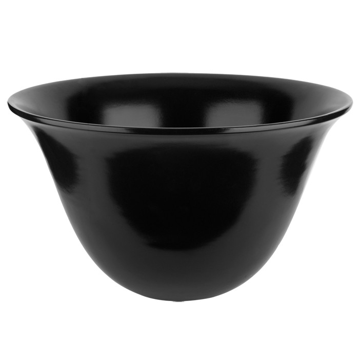 Gessi Раковина 50х30 см, без отв., накладная, керамическая, Goccia, 39134#519 цвет: черный