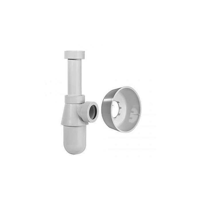 Gessi Сифон для раковины, из полиэтилена Rettangolo, хром - 29454#031