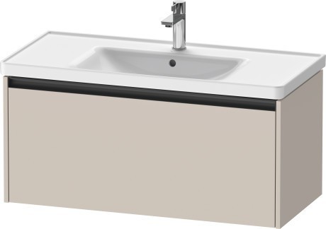 Duravit тумба подвесная под раковину 455 мм х 984 мм х 440 мм, ketho.2, k25084091910000 цвет: серо-коричневый матовый
