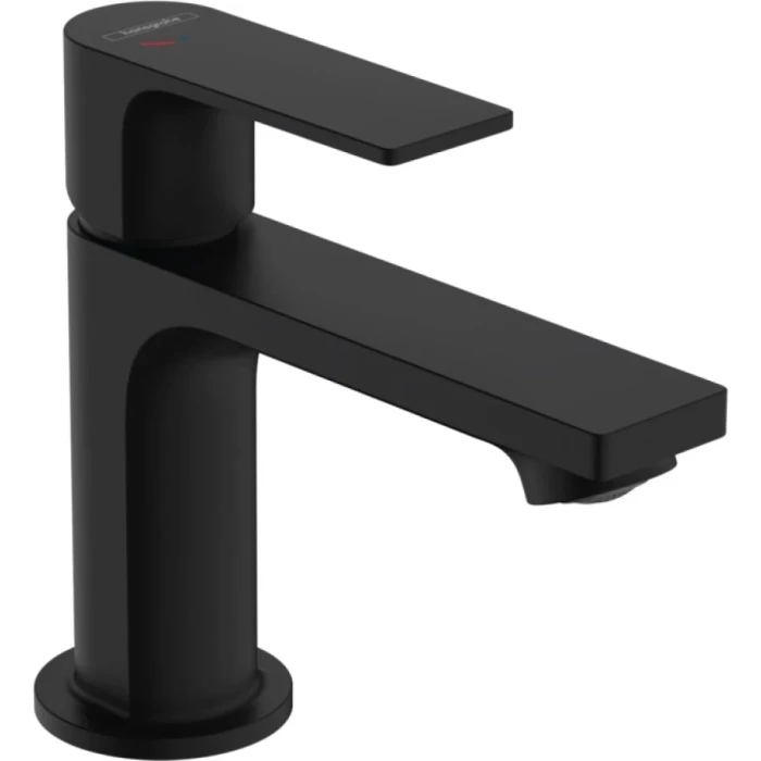 Hansgrohe смеситель для раковины без донного клапана coolstart, Rebris E, черный арт. 72554670