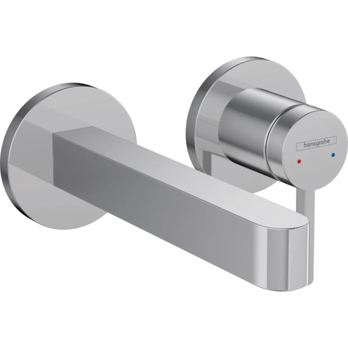 Hansgrohe смеситель для раковины с выпуском, Finoris, хром арт. 76051000