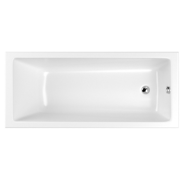 Встраиваемая ванна slim 170x75 акрил, Whitecross Wave, арт. 0111.170075.100