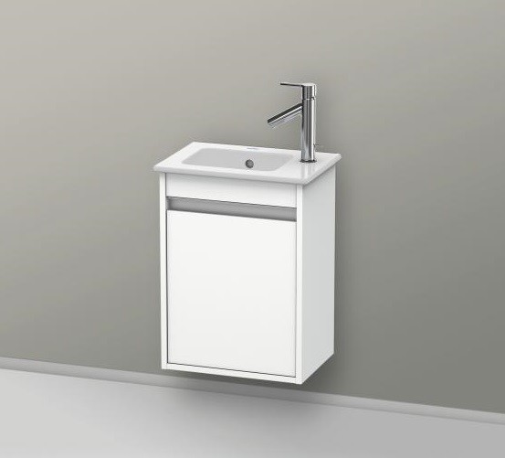 Duravit тумба подвесная под раковину левая, ketho, kt6417l1818 цвет: gres pietra grey opaco